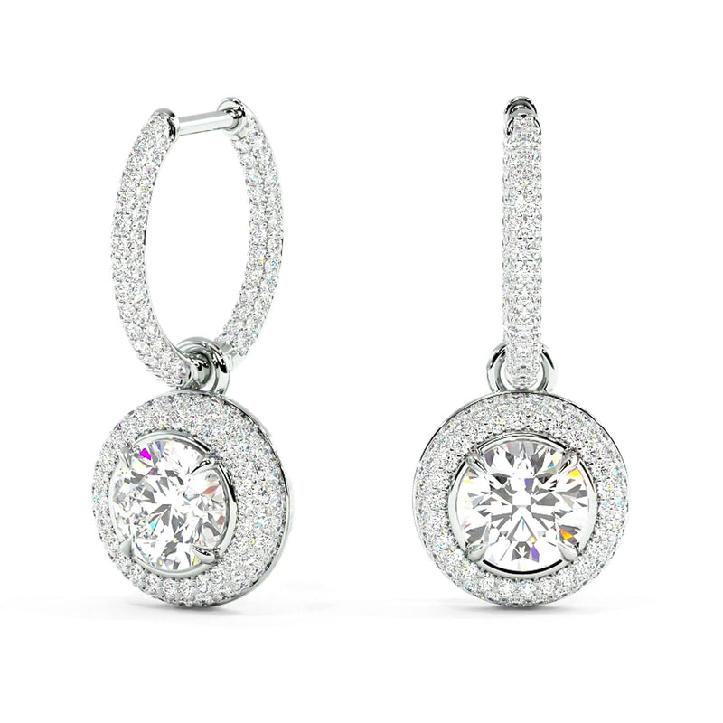 Montevalle Dangling Earrings Moissanite