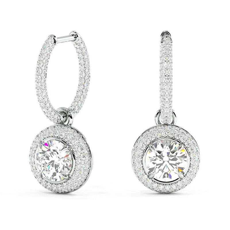 Lucce Montevalle Dangling Earrings Diamond