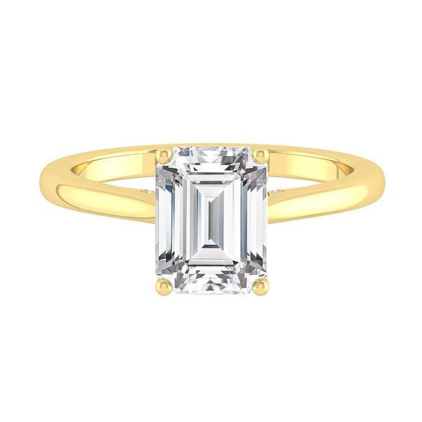 Lucce Firenze Emerald Moissanite