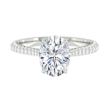 Load image into Gallery viewer, Lucce Azalea Luxe Oval Moissanite