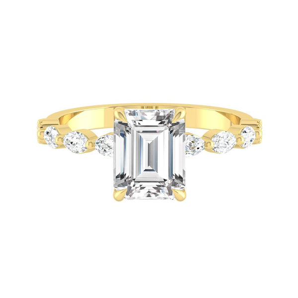 Lucce Paula Emerald Moissanite