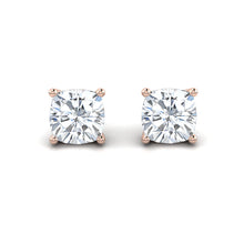 Load image into Gallery viewer, Lucce Diana Cushion Earrings Diamond