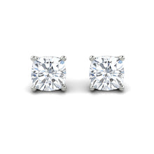 Load image into Gallery viewer, Diana Earrings Cushion Moissanite