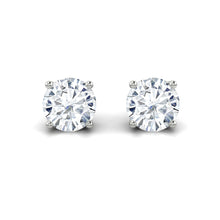 Load image into Gallery viewer, Diana Earrings Round Moissanite