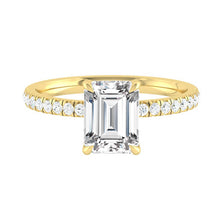Load image into Gallery viewer, Lucce Lucia Pavé Emerald Moissanite