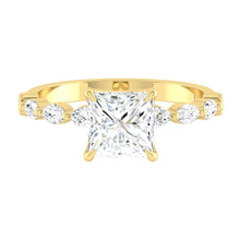 Load image into Gallery viewer, Lucce Paula Princess Moissanite