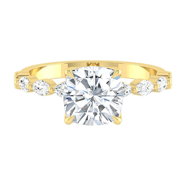 Lucce Paula Cushion Moissanite