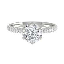 Load image into Gallery viewer, Lucce Lucia Luxe Pavé Round Moissanite