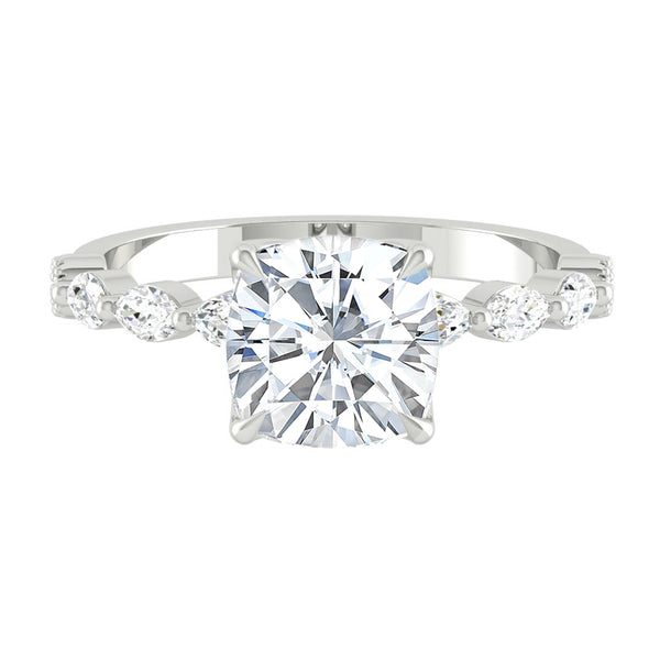 Lucce Paula Cushion Moissanite