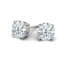Load image into Gallery viewer, Diana Earrings Round Moissanite