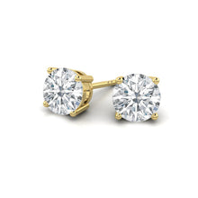 Load image into Gallery viewer, Diana Earrings Round Moissanite