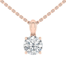 Load image into Gallery viewer, Lucce Kaela Necklace Round Moissanite