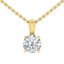 Load image into Gallery viewer, Lucce Kaela Necklace Round Moissanite