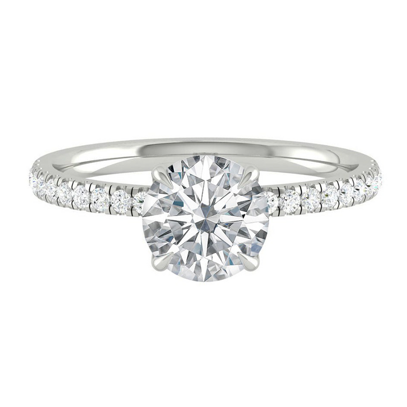 Lucce Lucia Halo Pave Round Diamond