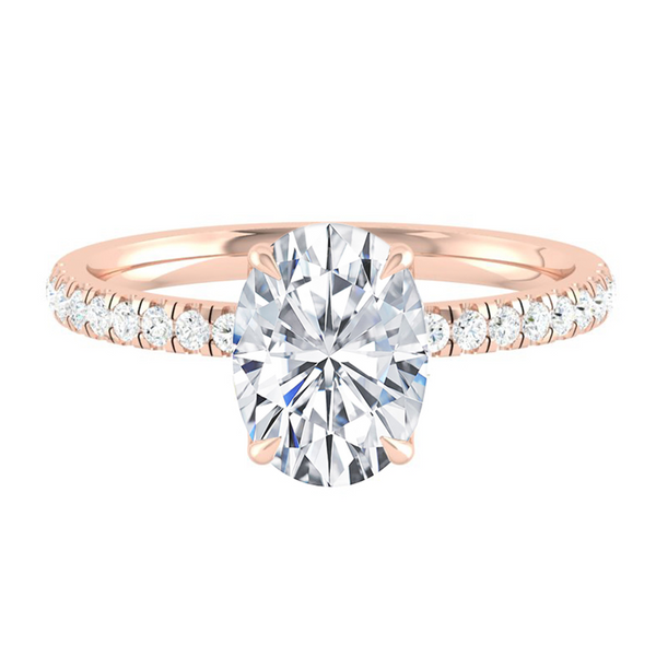 Lucce Lucia Pavé Oval Diamond