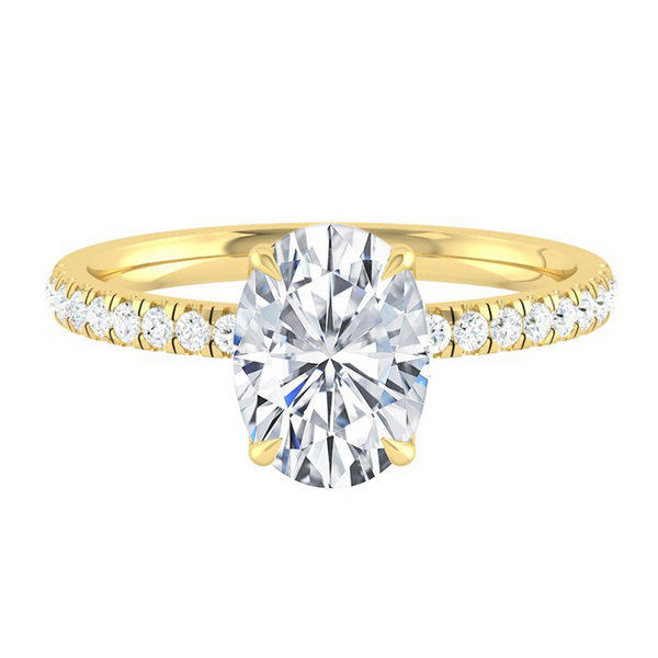 Lucce Lucia Pavé Oval Diamond