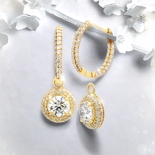Load image into Gallery viewer, Lucce Montevalle Dangling Earrings Moissanite