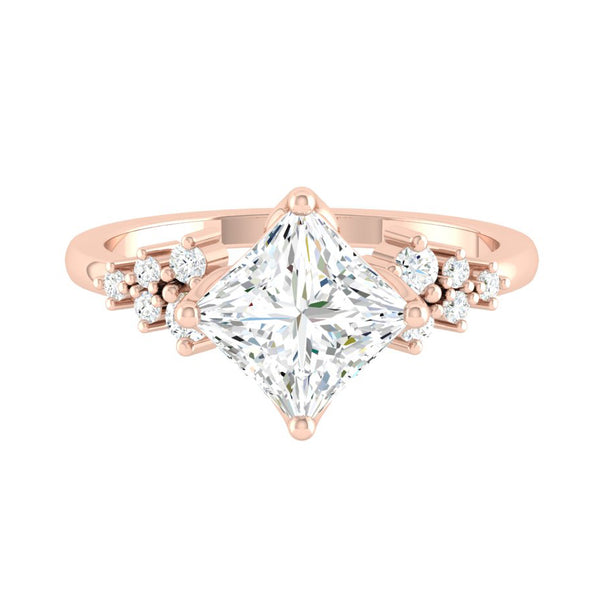 Lucce Ellia Princess Moissanite