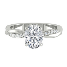 Load image into Gallery viewer, Oval Lab Diamond Engagement Ring Wedding Rings Gold Jewelry Manila Philippines Moissanite
