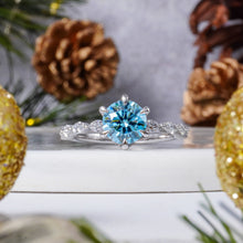 Load image into Gallery viewer, paula ocean round blue diamond