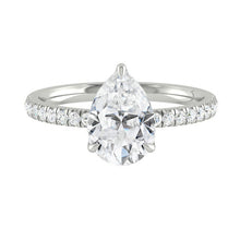 Load image into Gallery viewer, Lucce Lucia Pavé Pear Moissanite