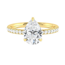 Load image into Gallery viewer, Lucce Lucia Pavé Pear Moissanite