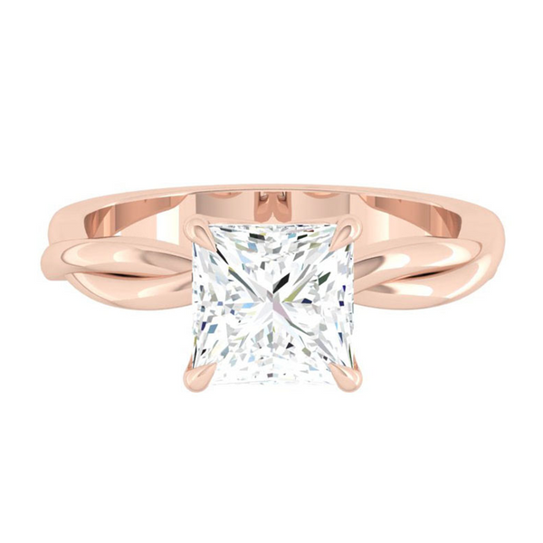 Lucce Fiore Solitaire Princess Diamond