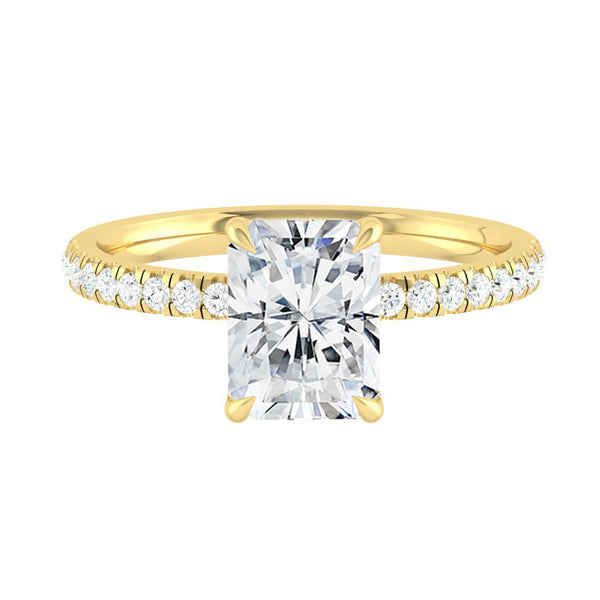Lucce Lucia Pavé Radiant Moissanite