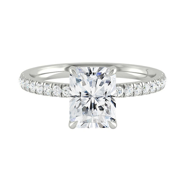 Lucce Lucia Pavé Radiant Moissanite