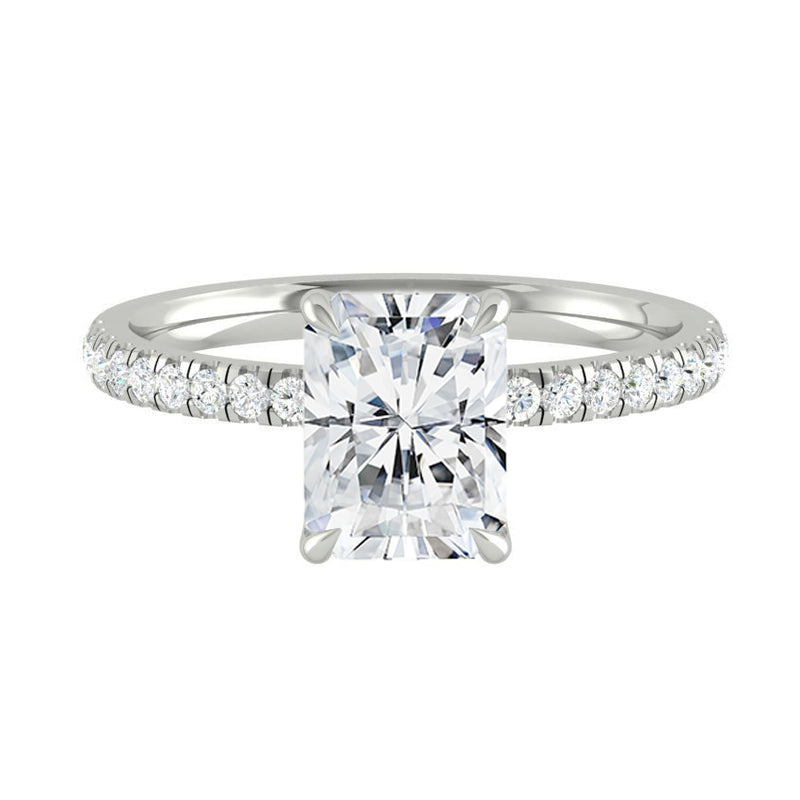 Lucce Lucia Pavé Radiant Moissanite