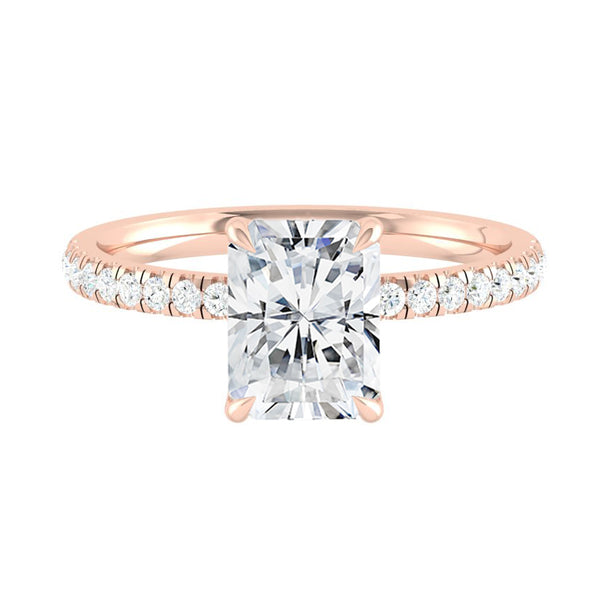 Lucce Lucia Pavé Radiant Moissanite