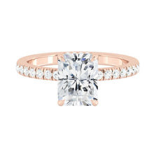 Load image into Gallery viewer, Lucce Verona Pave Radiant Moissanite