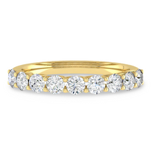 Load image into Gallery viewer, Lucce Rivera Ida 9-Stone Round 0.54ctw Natural Diamond 18K Yellow Gold