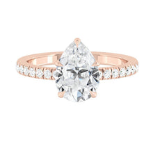 Load image into Gallery viewer, Lucce Verona Pave Pear Moissanite