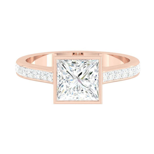 Lucce Carla Channel Princess Moissanite