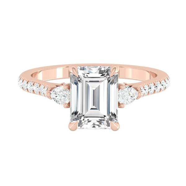 Lucce Sophia Pavé Emerald Diamond