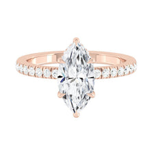 Load image into Gallery viewer, Lucce Verona Pave Marquise Moissanite