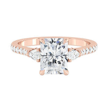 Load image into Gallery viewer, Lucce Sophia Pavé Radiant Moissanite