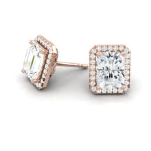 Load image into Gallery viewer, Montevalle Earrings Radiant Moissanite