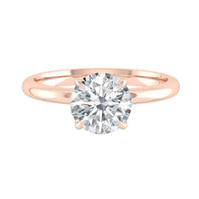 Load image into Gallery viewer, Lucce Lucia 4-Prong Round Moissanite