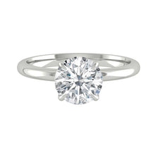 Load image into Gallery viewer, Lucce Lucia 4-Prong Round Moissanite