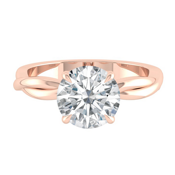 Lucce Fiore Solitaire Round Diamond