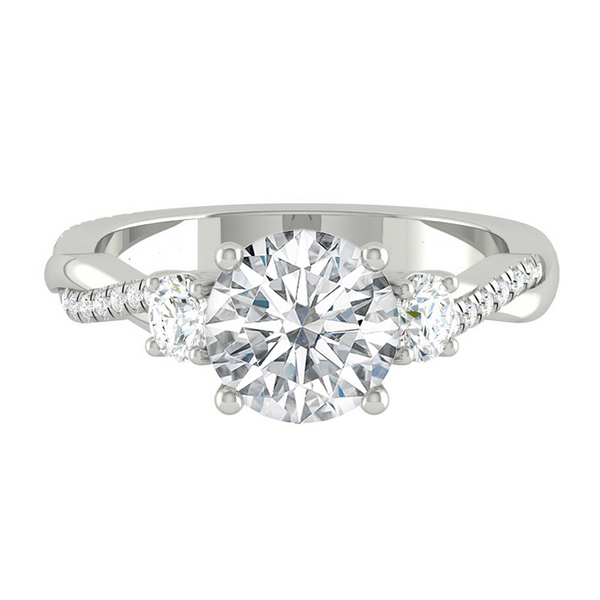 Lucce Fiore Trio Round Diamond