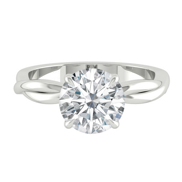 Lucce Fiore Solitaire Round Diamond