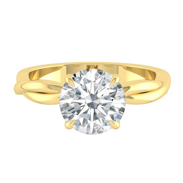 Lucce Fiore Solitaire Round Diamond