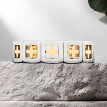 Load image into Gallery viewer, Lucce Constance Elle Unfrosted 18K Yellow Gold and Platinum