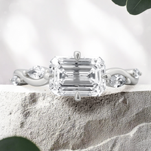 Load image into Gallery viewer, Lucce Constance Vielle Emerald Lab Diamond 2.02CT E VVS2 Ex IGI Platinum