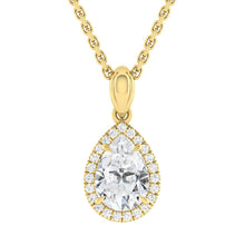 Load image into Gallery viewer, Lucce Montevalle Necklace Pear Diamond