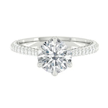 Load image into Gallery viewer, Lucce Azalea Luxe 3.10ct SUPERNOVA Moissanite Platinum