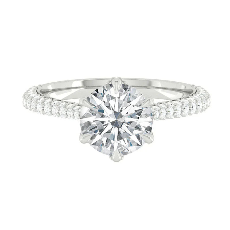 Lucce Azalea Luxe 3.10ct SUPERNOVA Moissanite Platinum